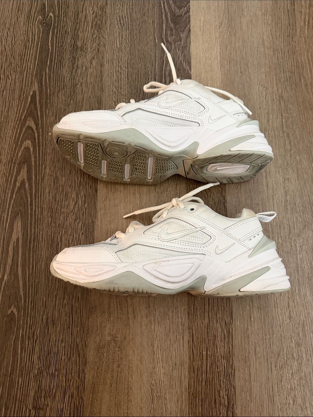 Nike White Chunky Dad Sneakers - Picture 3 of 7